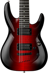 Barchetta STF 7 String - Red Linear Burst
