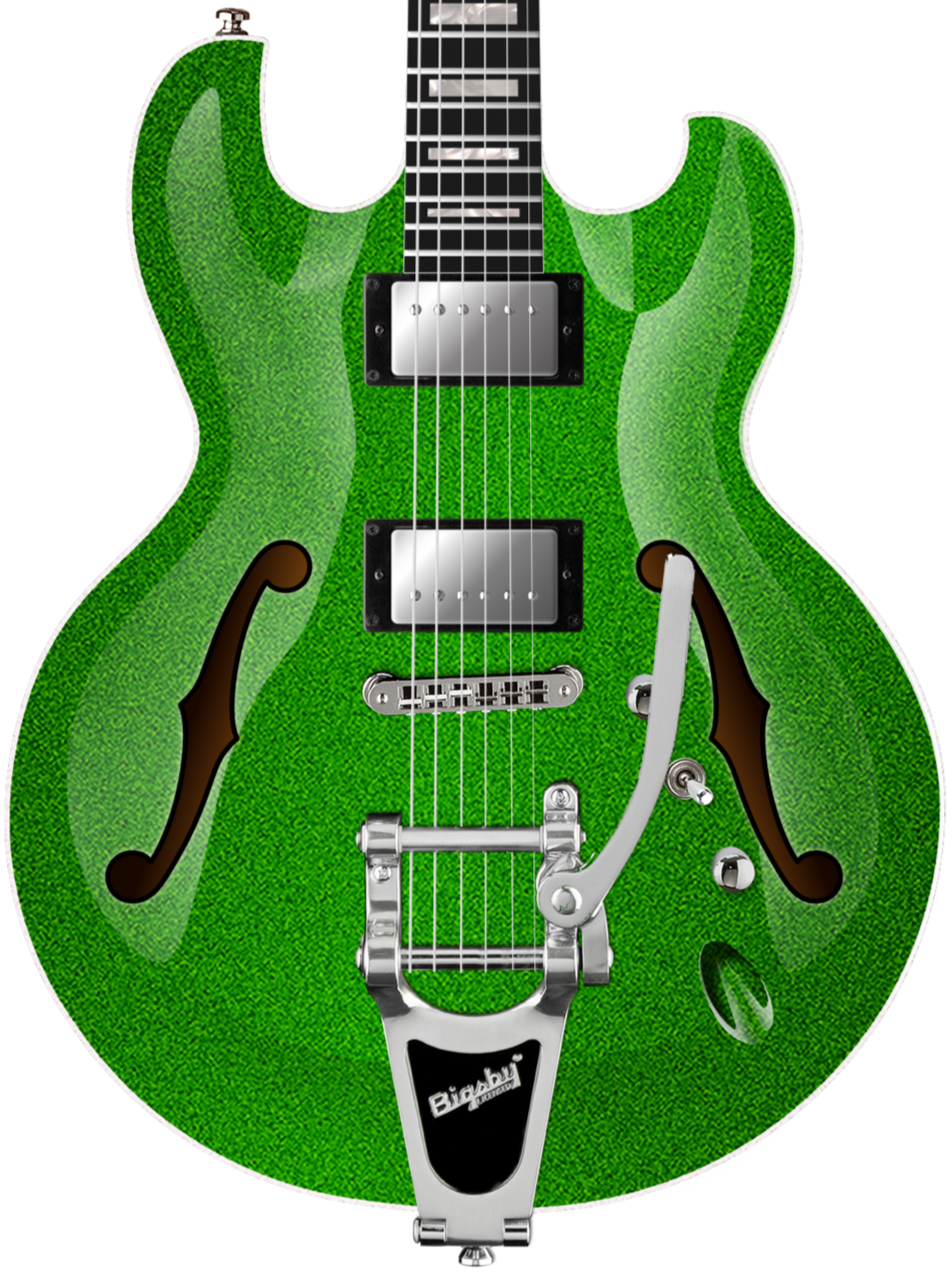 Imperial ST SH BG - Lime Green Sparkle