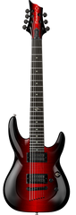 Diamond Barchetta STF 7 String Electric Guitar - Red Linear Burst