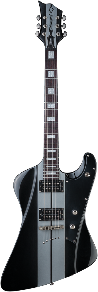 Hailfire ST - Black with Silver Stripes