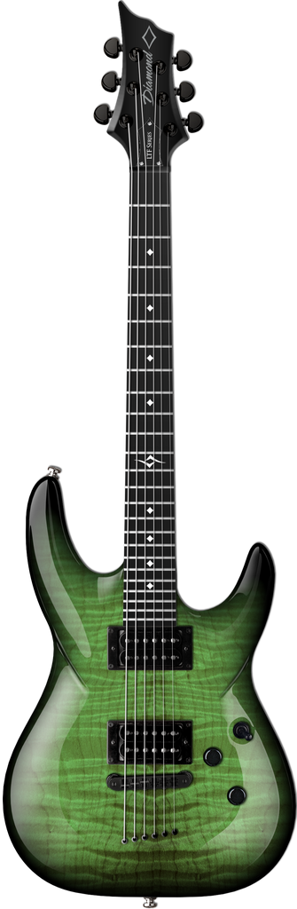 Diamond Barchetta LTF Series Electric Guitar - Shady Green