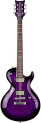 Diamond Bolero EX Birds Eye Maple Electric Guitar - Trans Purple