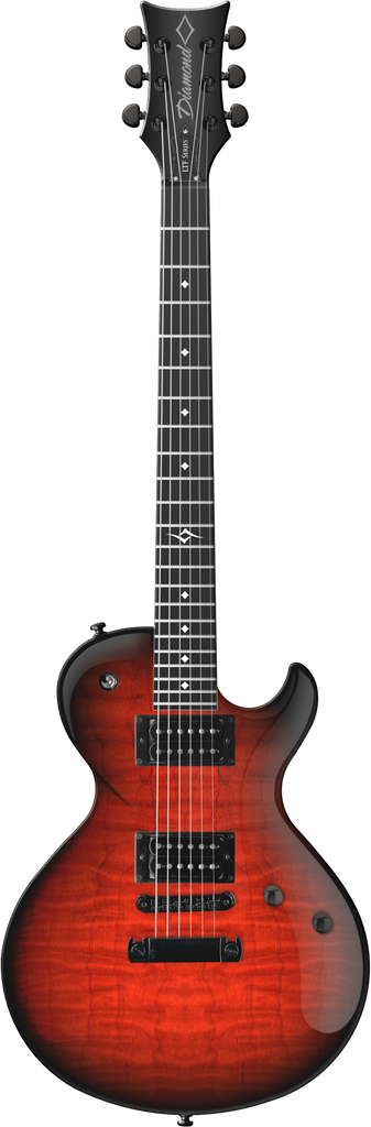 Diamond Bolero LTF Series Electric Guitar - Cinder Red