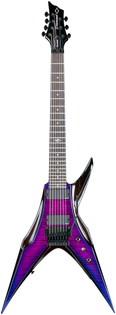 Diamond Bird of Prey FM FR 7-string Electric Guitar - Ultraviolet
