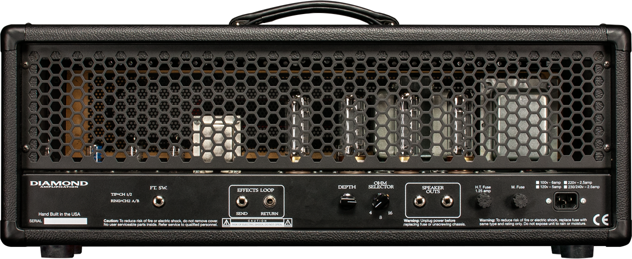 Diamond Amplification Heretic 100 Watt USA Made Tube Amplifier