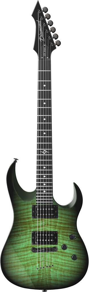 Diamond Halcyon LTF Series Electric Guitar - Shady Green