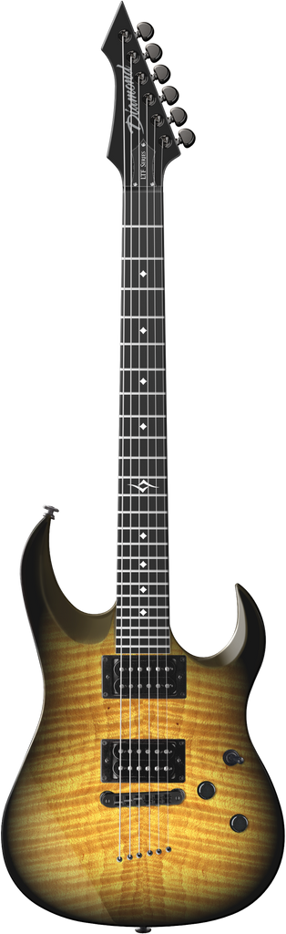 Diamond Halcyon LTF Series Electric Guitar - Sunfire Yellow
