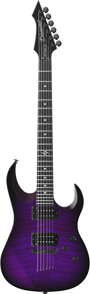 Diamond Halcyon LTF Series Electric Guitar - Violet Night