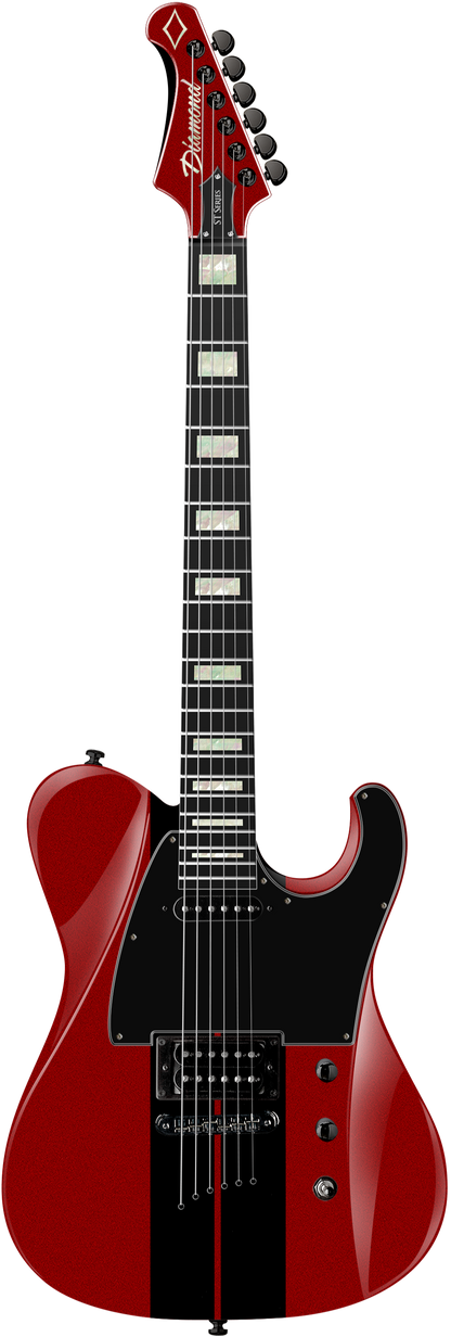 Maverick ST - Red with Black Stripes