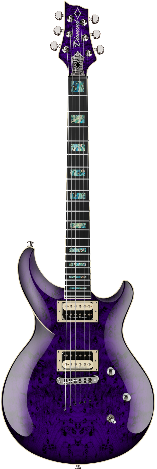 Purple electric guitar deals