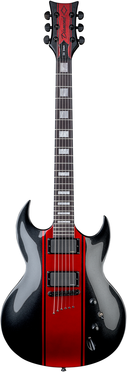Renegade EM - Black with Red Stripes
